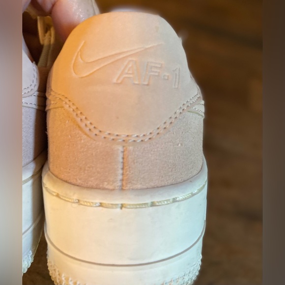 ✨Nike Blush Pink Suede Air Force One Platform Sneakers✨ - Picture 8 of 11